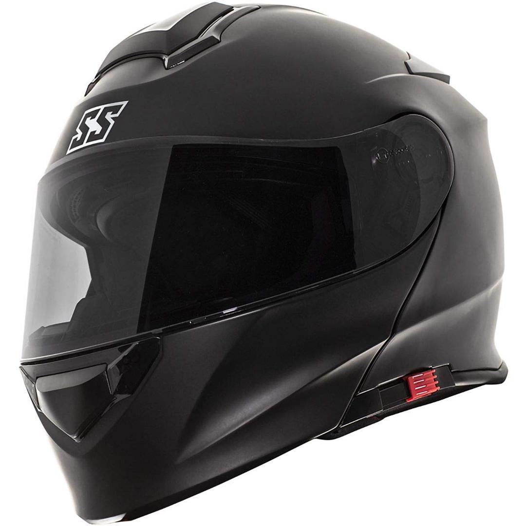 Speed & Strength SS4100 Modular Helmet - Solid Speed (Large) (Satin Black)