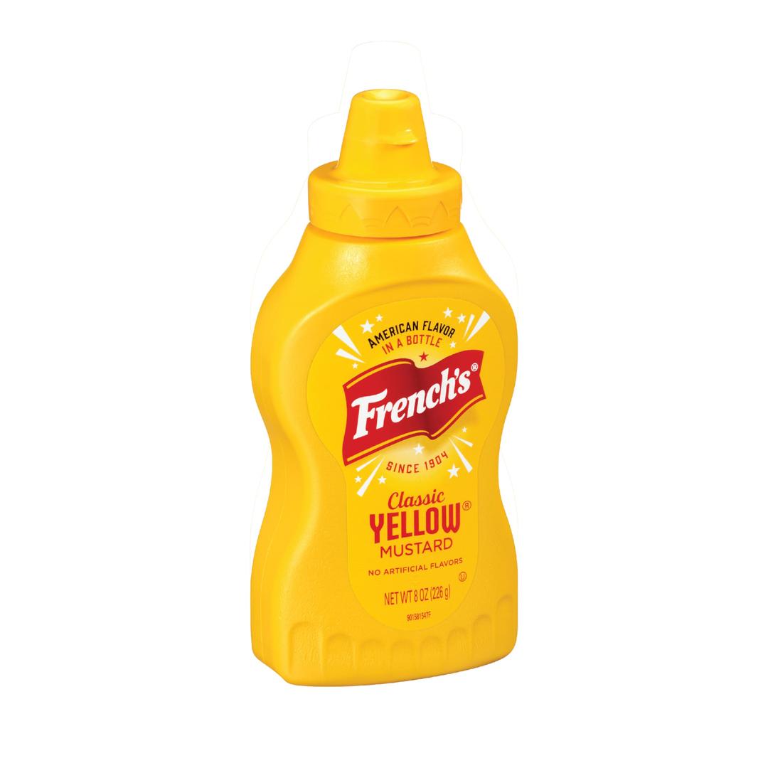 French'sClassic Yellow Mustard, No Artificial Colors, 8 oz