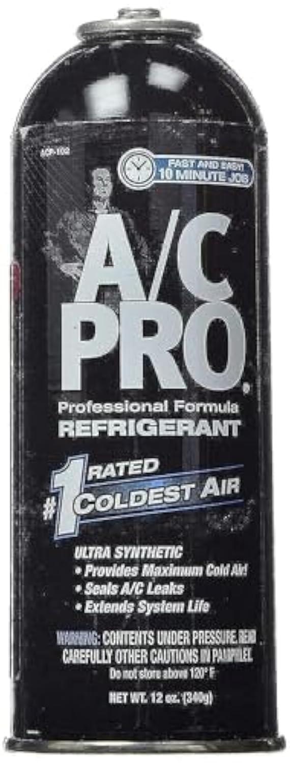 InterDynamicsA/C Pro ACP-102 Ultra Synthetic A/C Recharge R-134a Car Refrigerant - 12 OZ