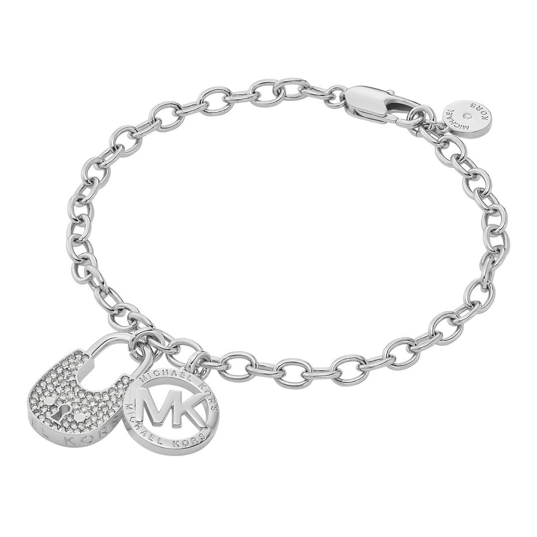 Michael KorsWomen's Stainless Steel Chain Bracelet with Crystal Accents