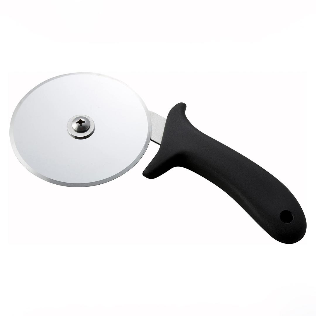 Winco811642000910 Winware Pizza Cutter 4-Inch Blade with Handle, Stainless Steel