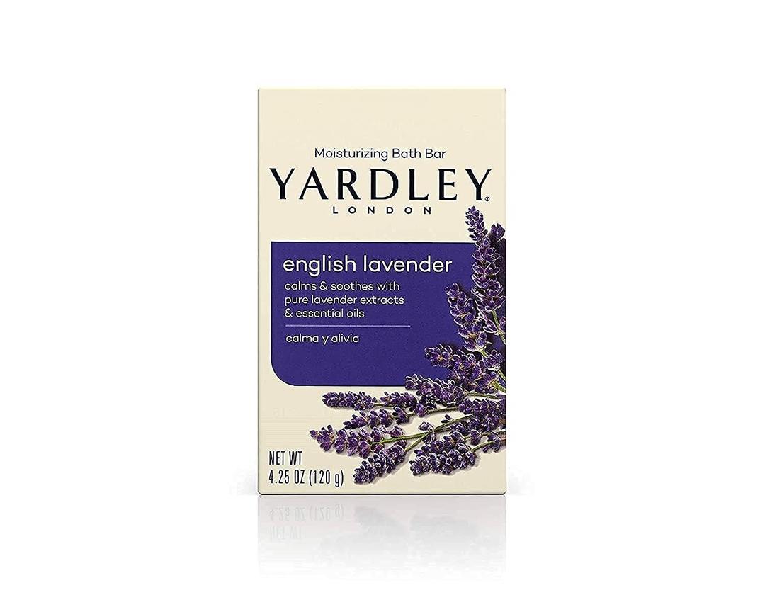 YardleyLondon English Lavender with Essential Oils Soap Bar, 4.25 Ounce (Pack of 12)