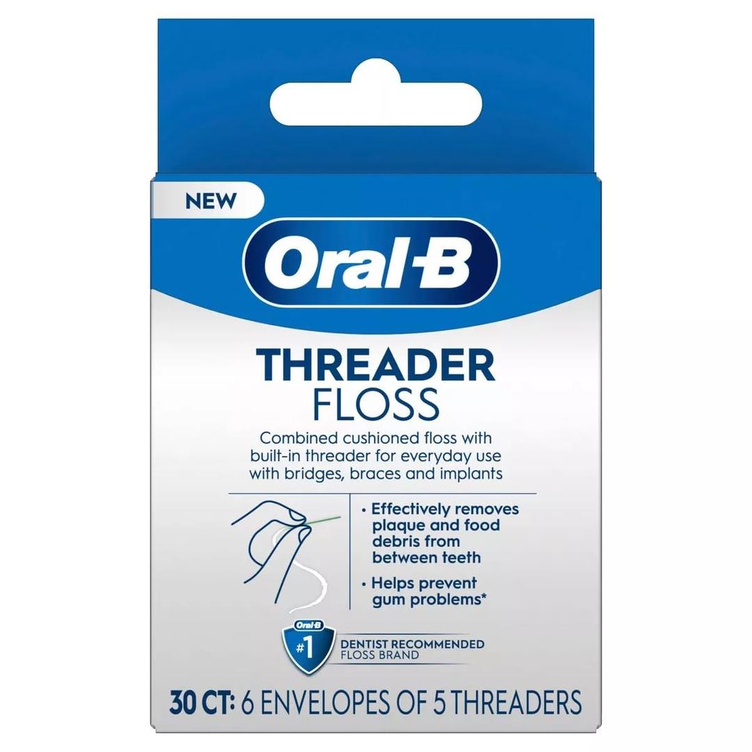 Oral-BGlide Threader Floss (Pack of 4)