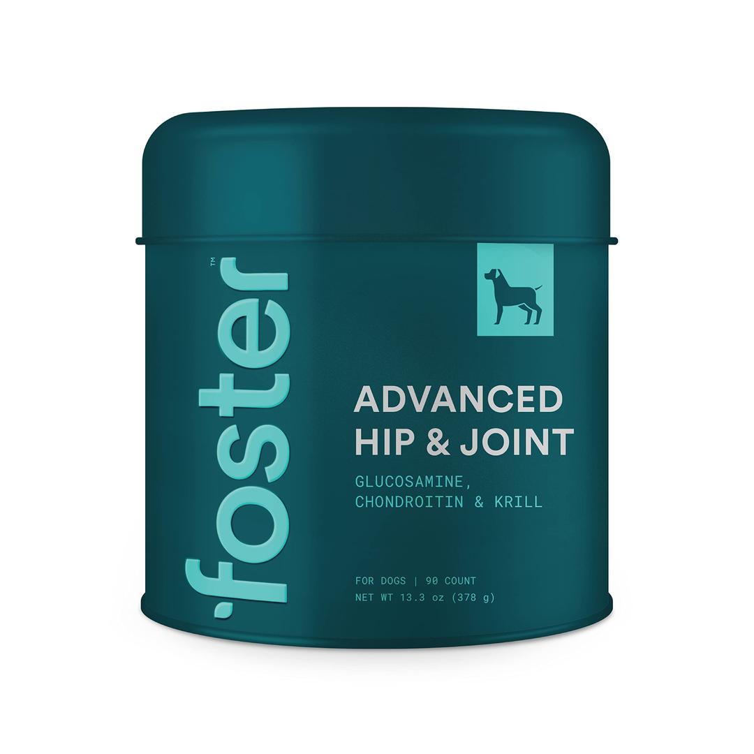 Foster Hip and Joint Support Supplement for Dogs – Large and Small Breed Glucosamine Chondroitin Dog Chews – Senior and Puppy Health Supplies