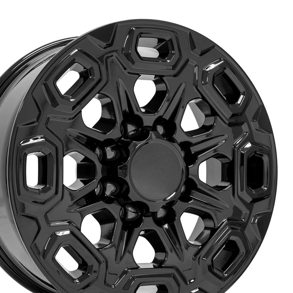 OE Wheels LLC20 inch Rim Fits Sierra 8x165.1 CV64A 20x8.5 Gloss Black Wheel 5946