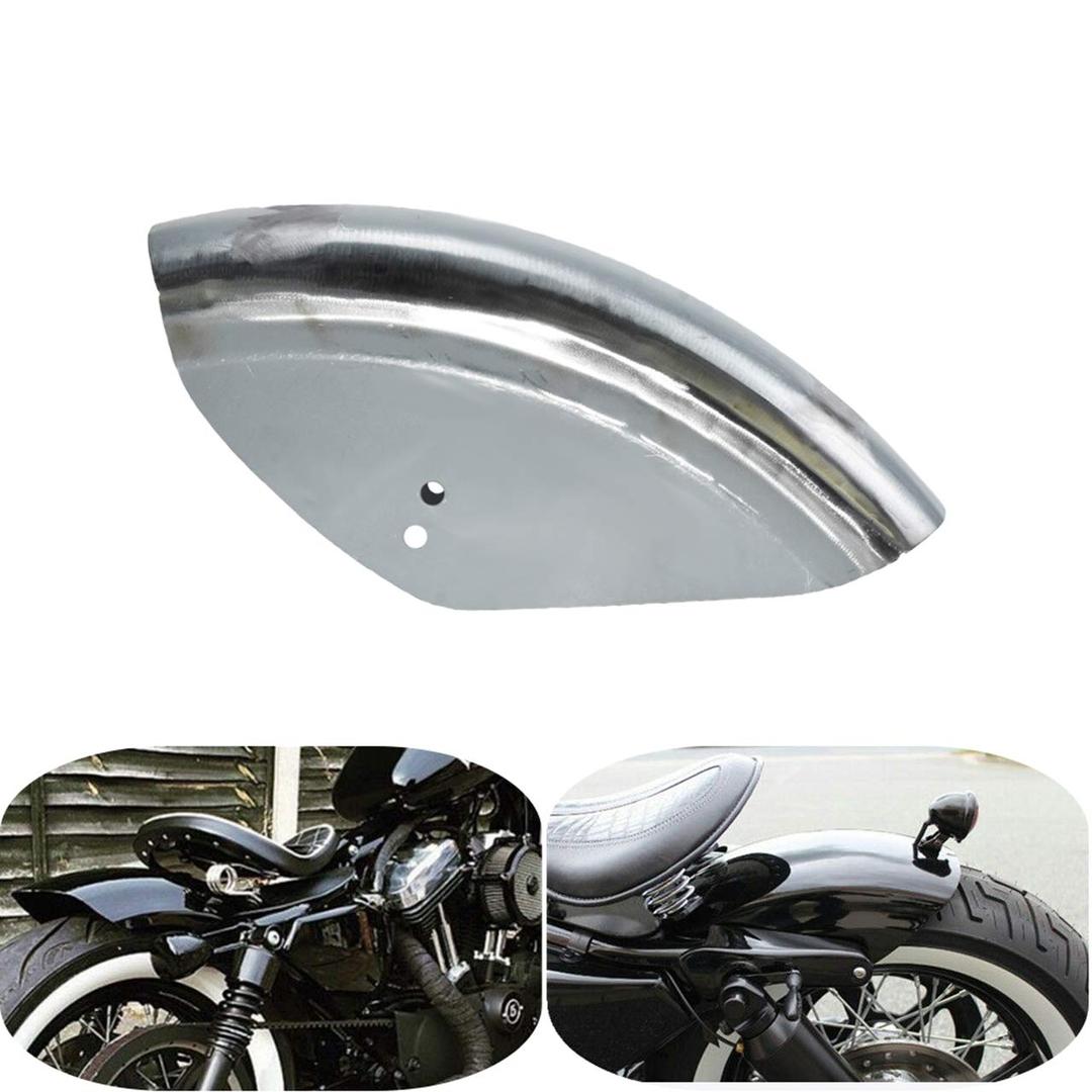 YHMTIVTU Flat Rear Fender 7" Short Mudguard Motorcycle Splash Guard Fit for Harley Sportster 1986-2019 Unpainted