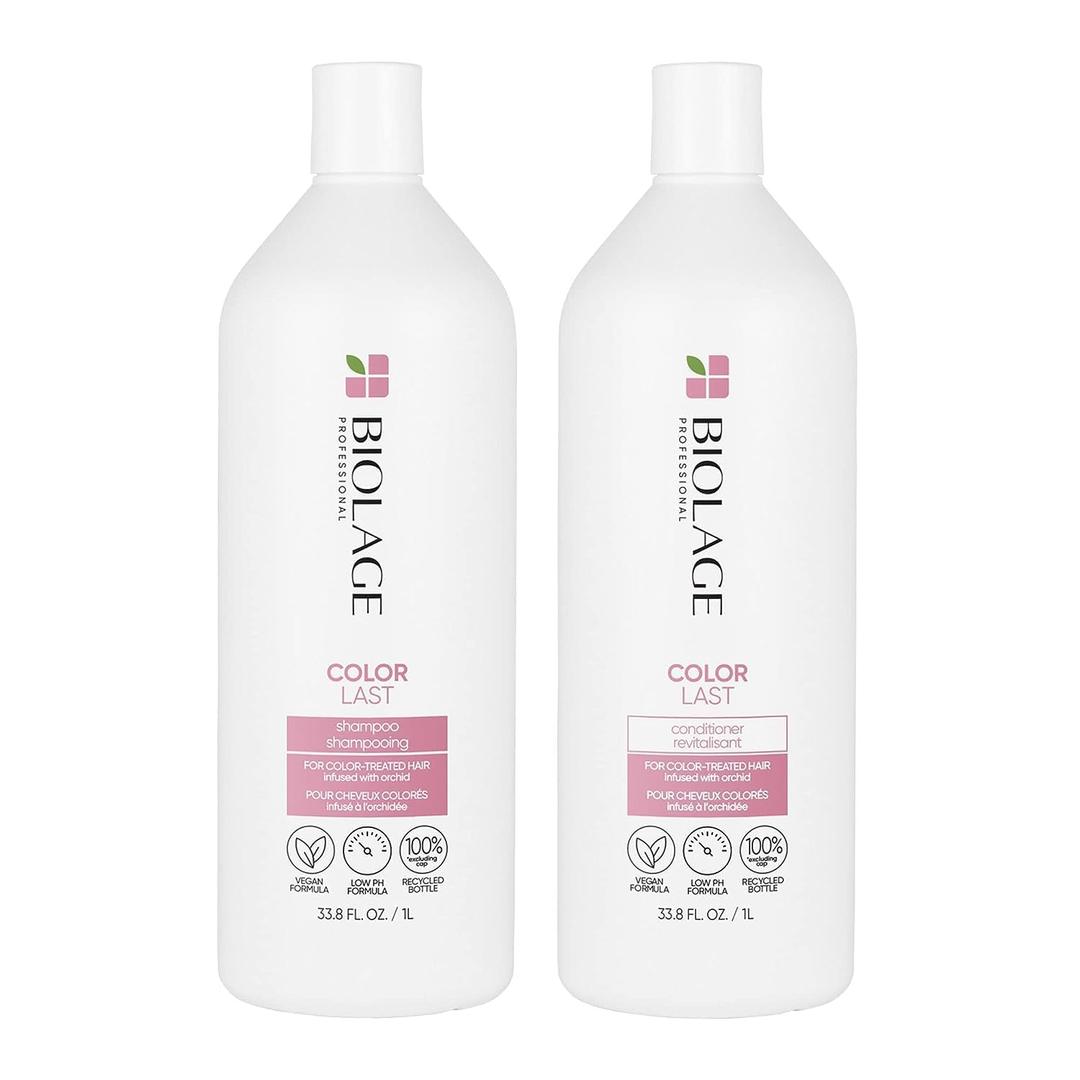 BiolageColor Last Shampoo & Conditioner Set | Helps Protect Hair & Maintain Vibrant Color | For Color-Treated Hair | Paraben & Silicone-Free | Vegan