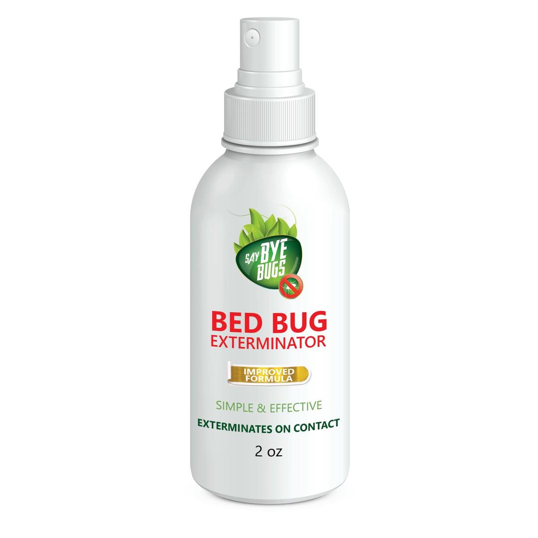 Bed Bug Spray Travel Size- Non-Toxic and Kills on Contact. Stain & Odor Free Bed Bug Spray. New Formula for Getting Rid of Bed Bugs Permanently (2 oz) TSA Approved Size-Travel Must Haves