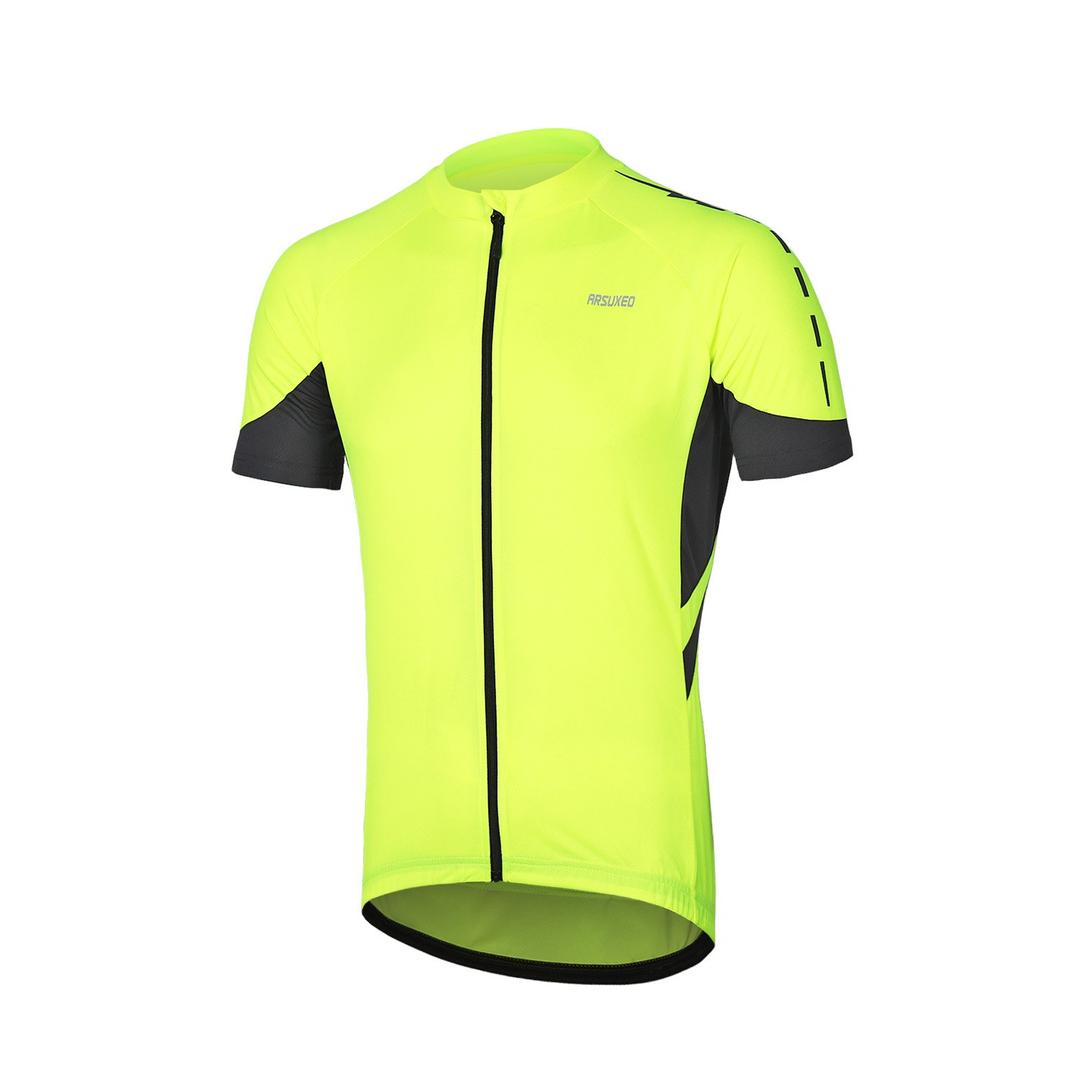 ARSUXEOMen's Short Sleeves Cycling Jersey Bicycle Biking Bike Shirt 636