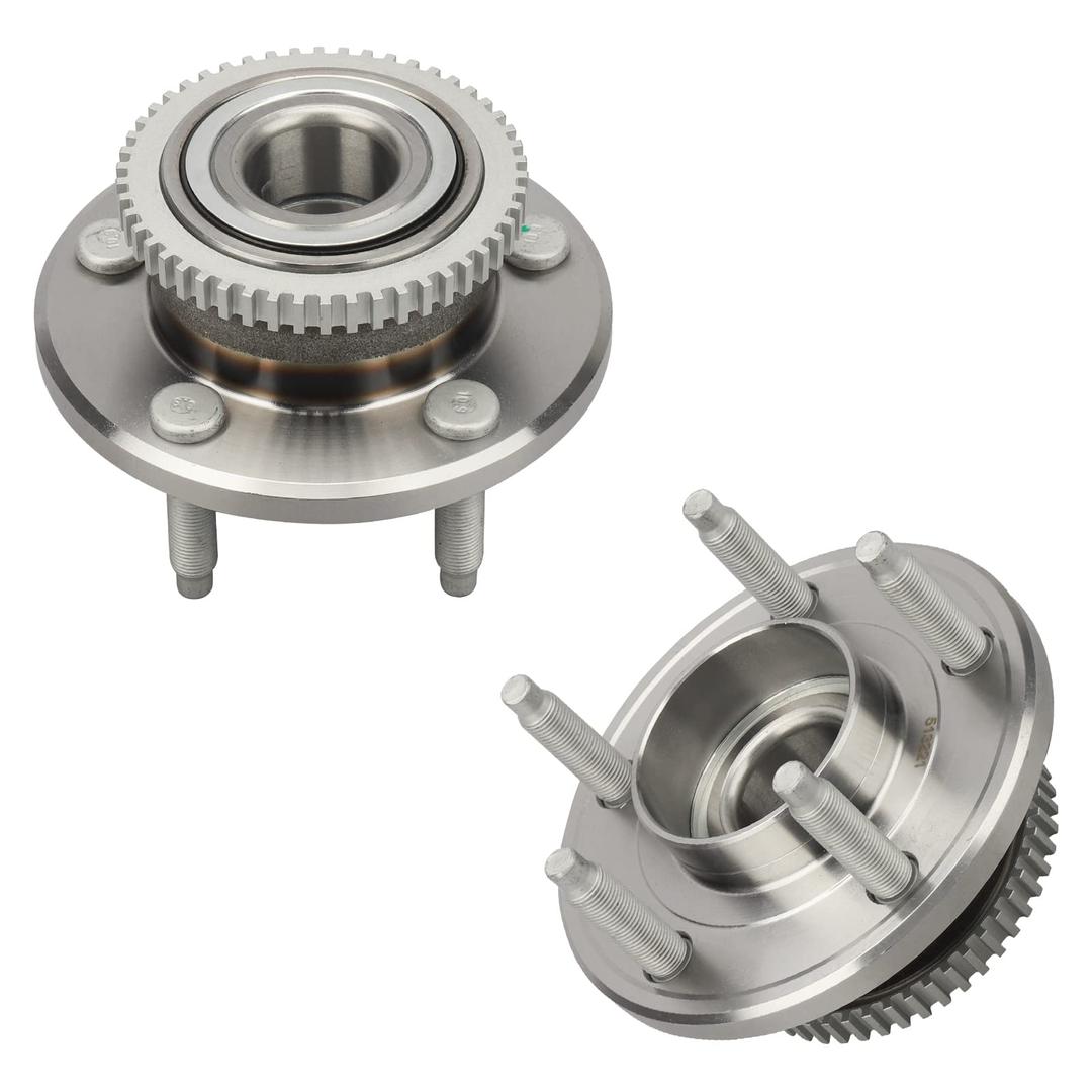 (Pair) DRIVESTAR 513221 Front Wheel Hub & Bearing Left/Right for Ford Mustang 2005 06 07 08 09 10 11 12 13 2014, 2005-2007 for Avanti Avanti w/ABS