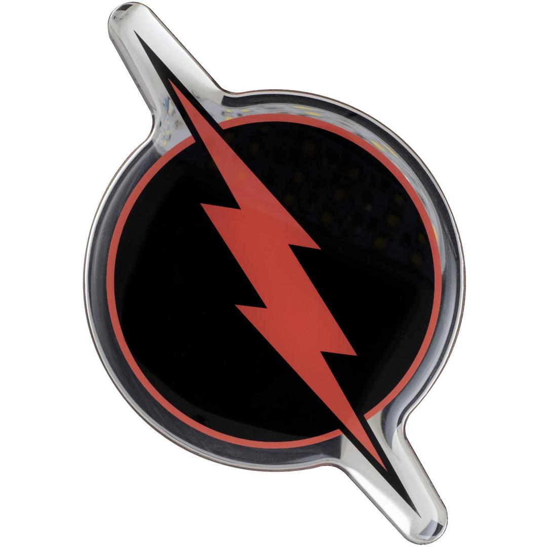 Fan Emblems Reverse Flash Domed Chrome Car Decal - Classic Logo