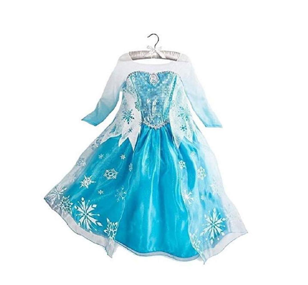 DaHeng Girls Princess Fancy Cosplay Paty Dress Costume Blue