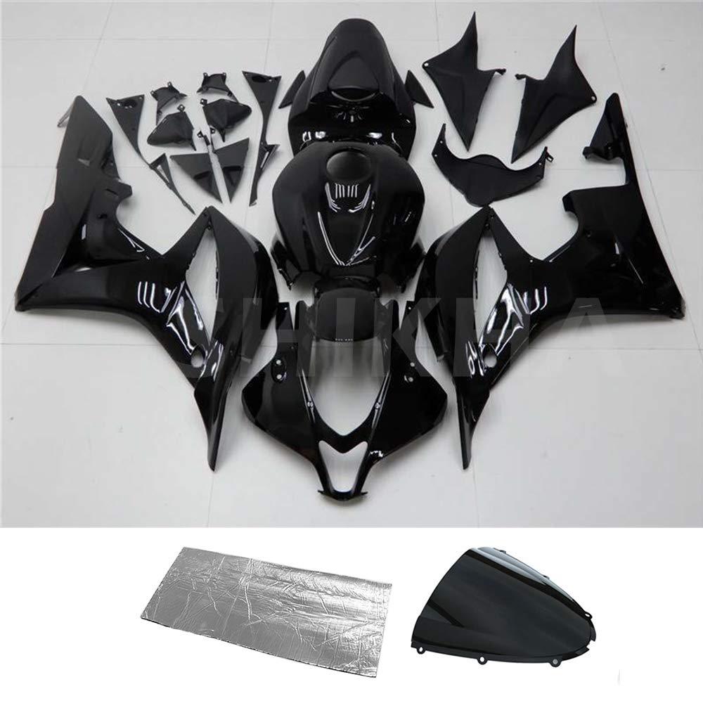 Glossy Black Molded Body Work Fairing Kit for Honda CBR 600RR 2007 2008 CBR600RR