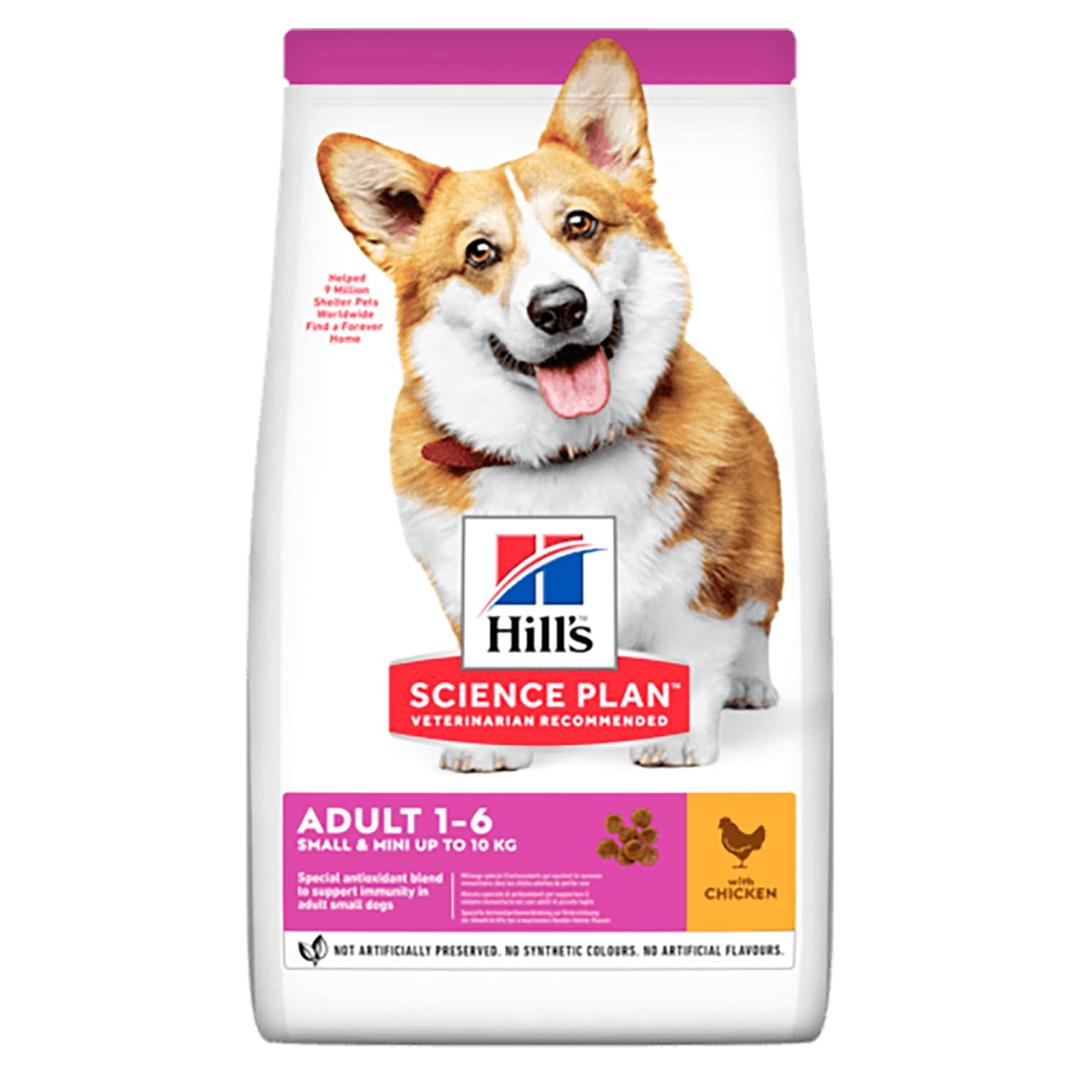 Hill's606881 Science Plan Small & Mini Adult Dog Food with Chicken 10kg