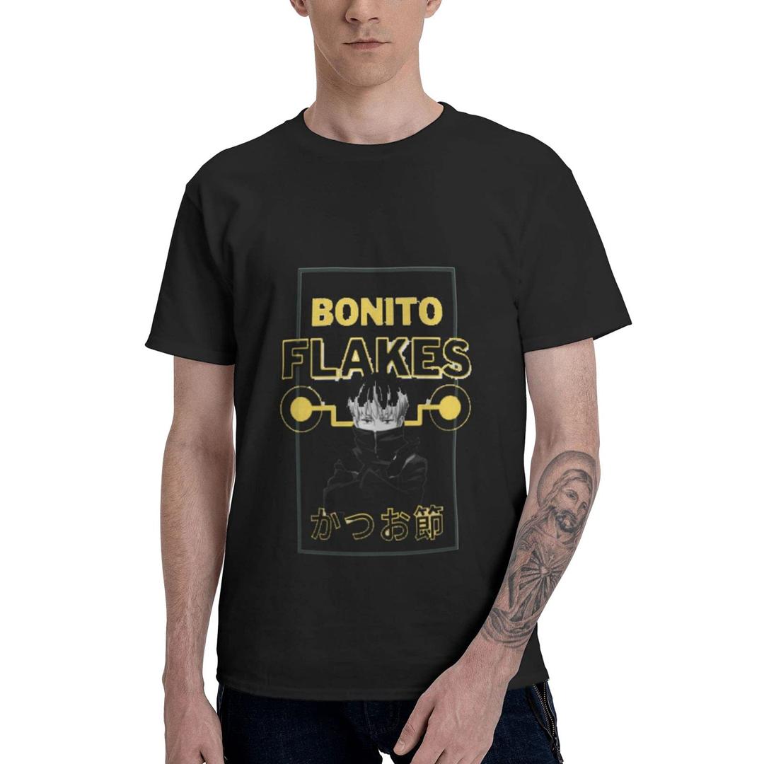 Jujutsu Kaisen Toge Inumaki Bonito Flakes - Toge Inumaki Jujutsu Kaise Unisex Tops 3D Black