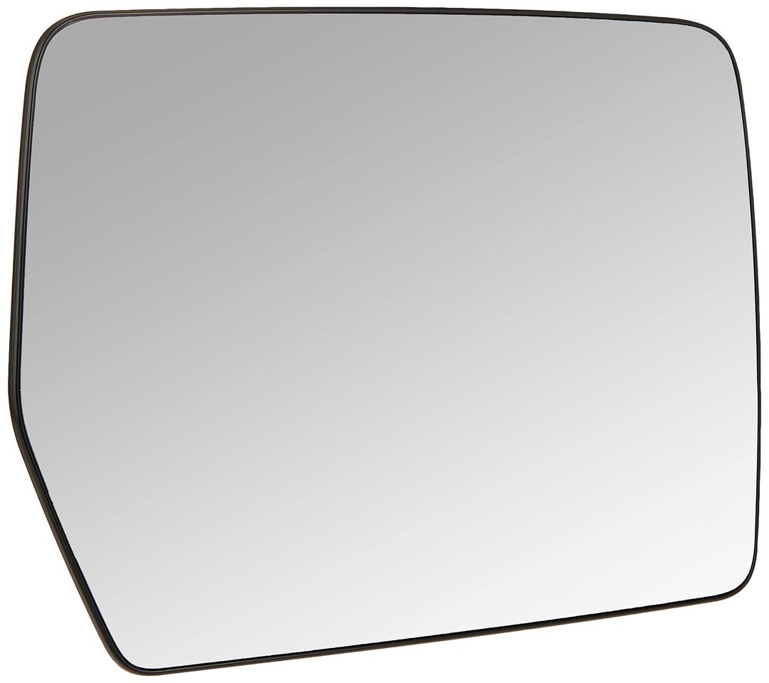 Fit System 30194 Passenger Side Heated Mirror Glass w/Backing Plate, Ford F150, Lincoln Mark LT, 6 13/16" x 9 1/8" x 10 1/2" (w/o Blind Spot)