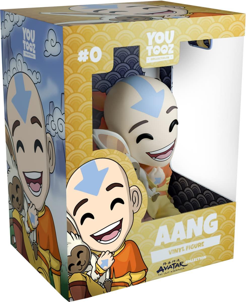 Youtooz Avatar Aang 4" Inch Vinyl Action Figure - Avatar The Last Air Bender Aang & Momo, Avatar The Last Airbender Collection Based on Animation