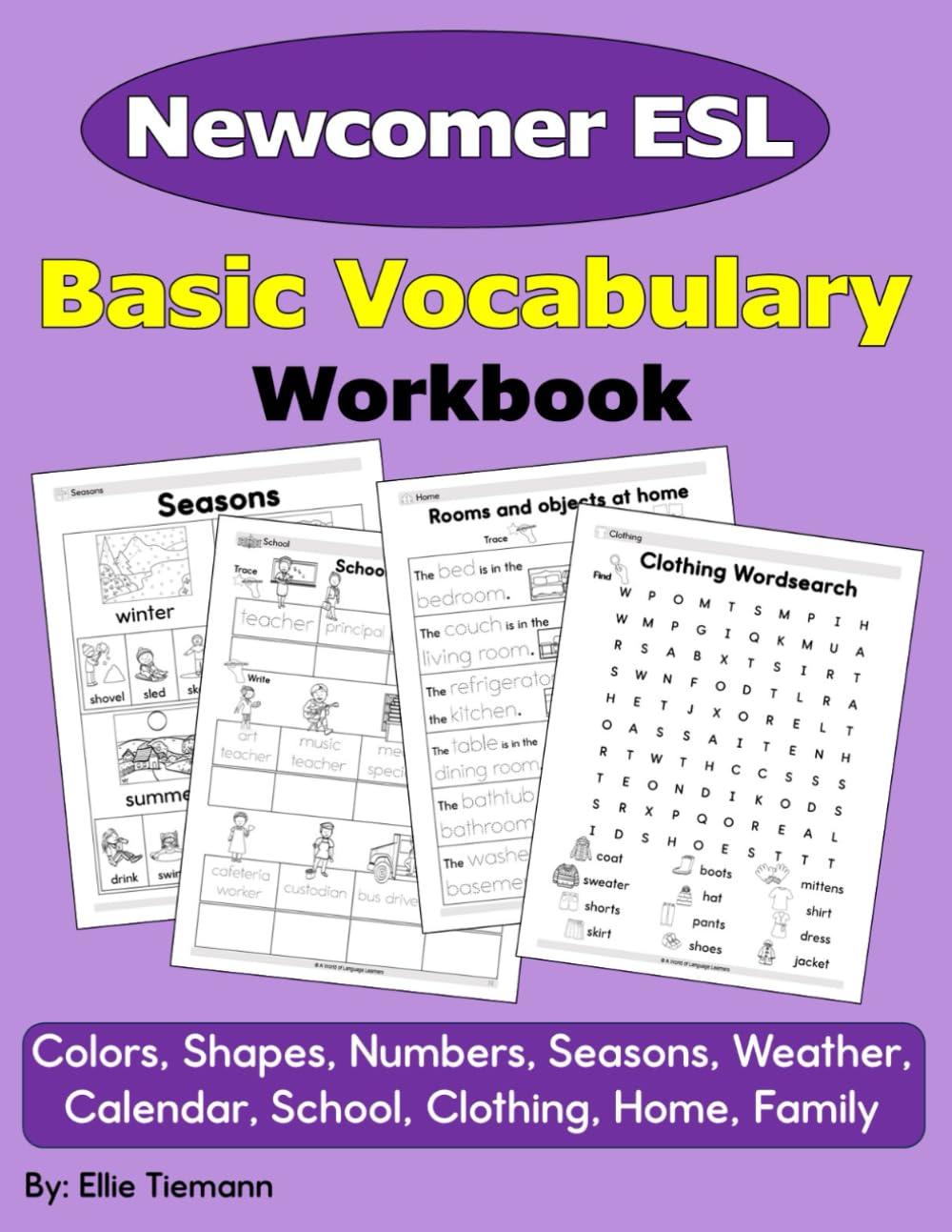 ESL Vocabulary Workbook: Newcomer Basic English (Newcomer ESL Workbooks)