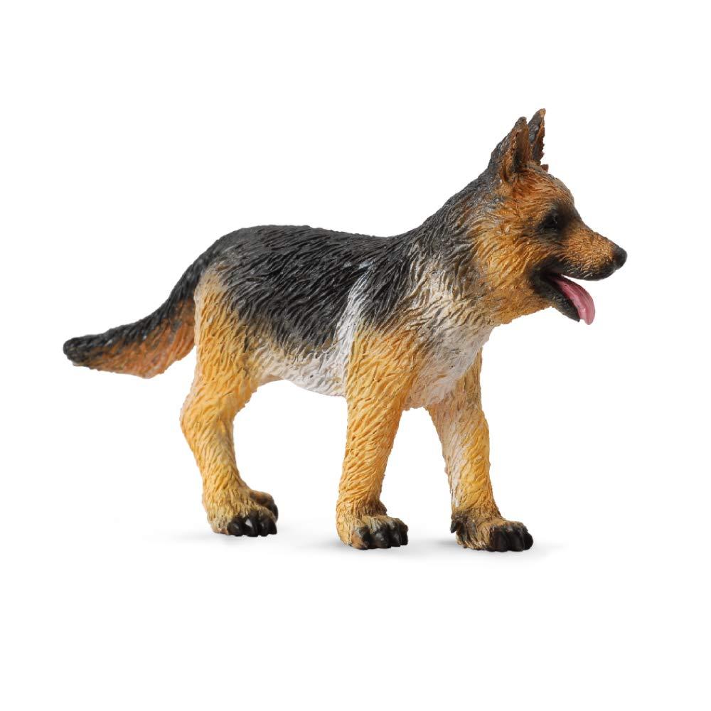 Collecta German Shepherd Puppy, 2.6"L x 1.7"H