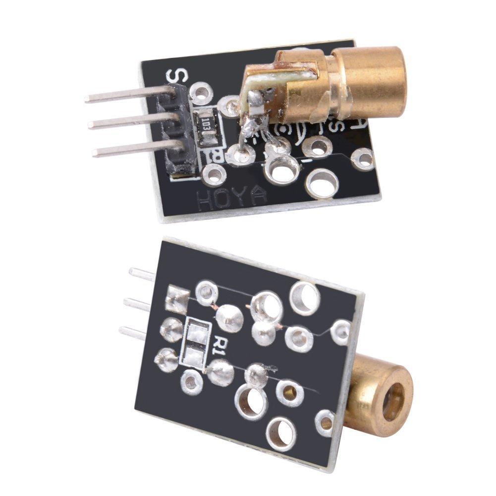 6 Pcs KY-008 Laser Dot Diode Copper Head Sensor Module