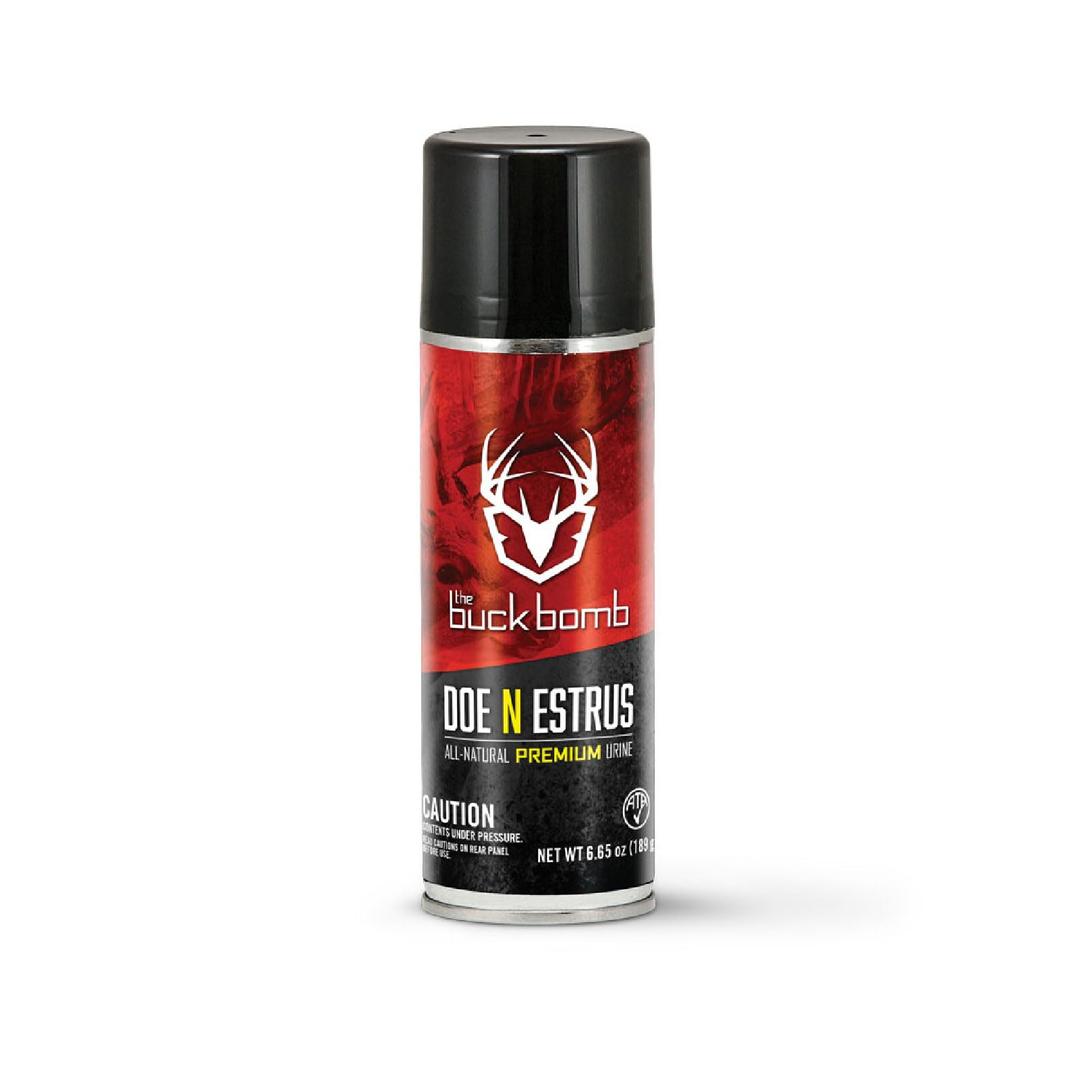 Hunters Specialties Buck Bomb Natural Doe 'N Estrus Aerosol Scent | Deer Buck Lure Hunting Primetime Scent Attractant for Hunting, 6.65 Oz (189 g.)