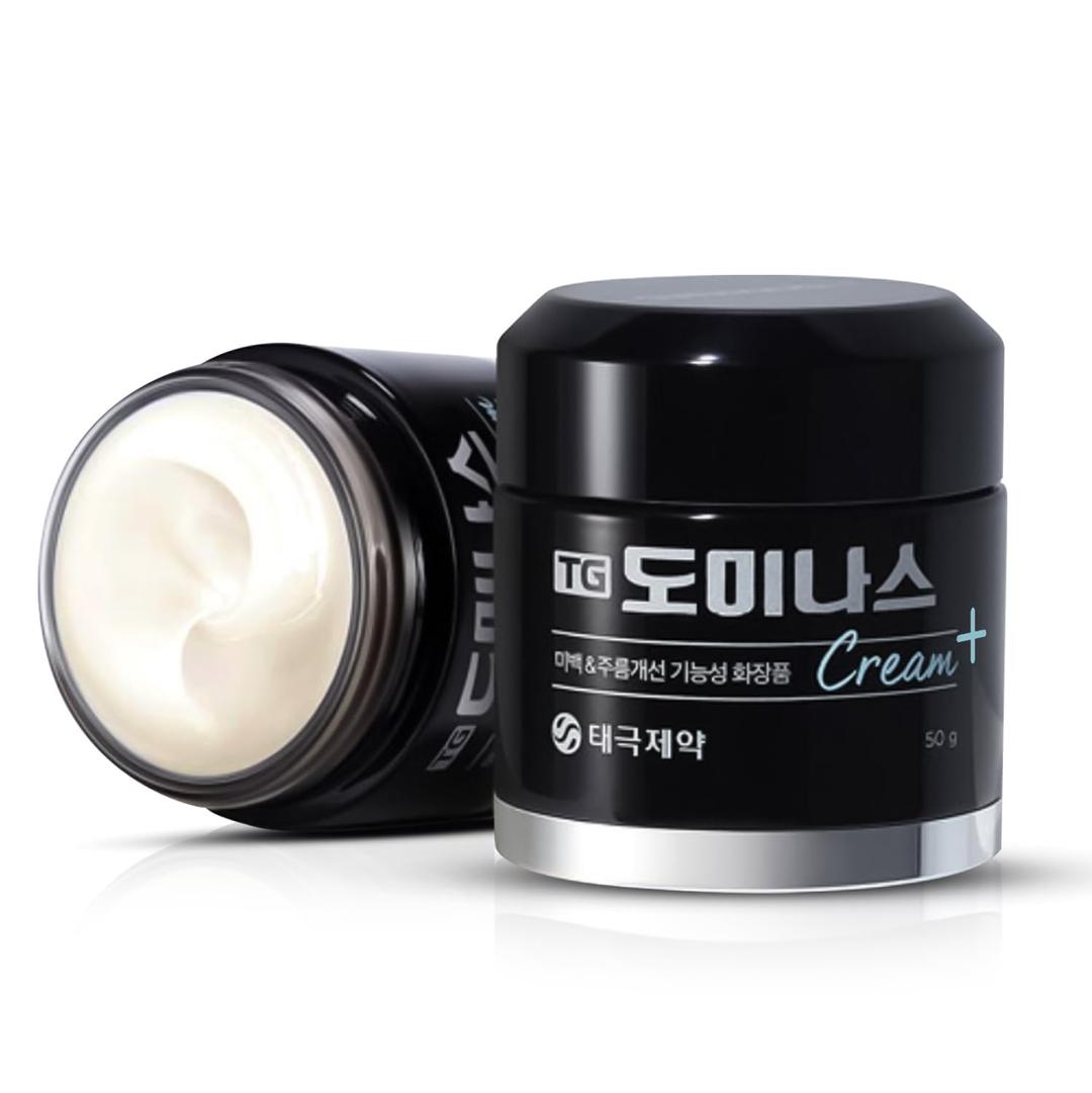 Cream Plus - Advanced Korean Dark Spot Corrector Cream for Even Skin Tone and Skin Elasticity. Niacinamide, Panthenol, Urea, Trehalose & TECA (1.76oz)