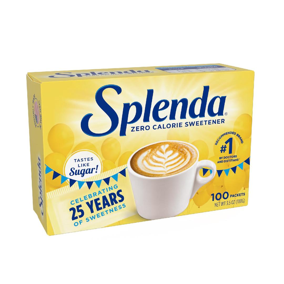 SPLENDA Zero Calorie Sweetener, 100 Count Packets