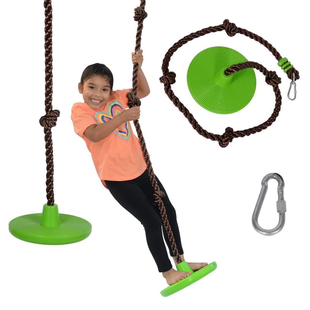 SwurferDisco Tree Swing - Swing Sets for Backyard, Outdoor Swing, Swingset Outdoor for Kids, Easy Installation, Heavy Duty, Adjustable