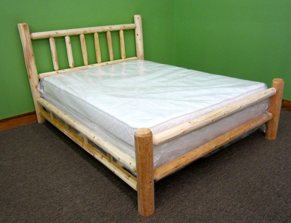 Midwest Log FurnitureNorthern White Cedar Log Bed - King