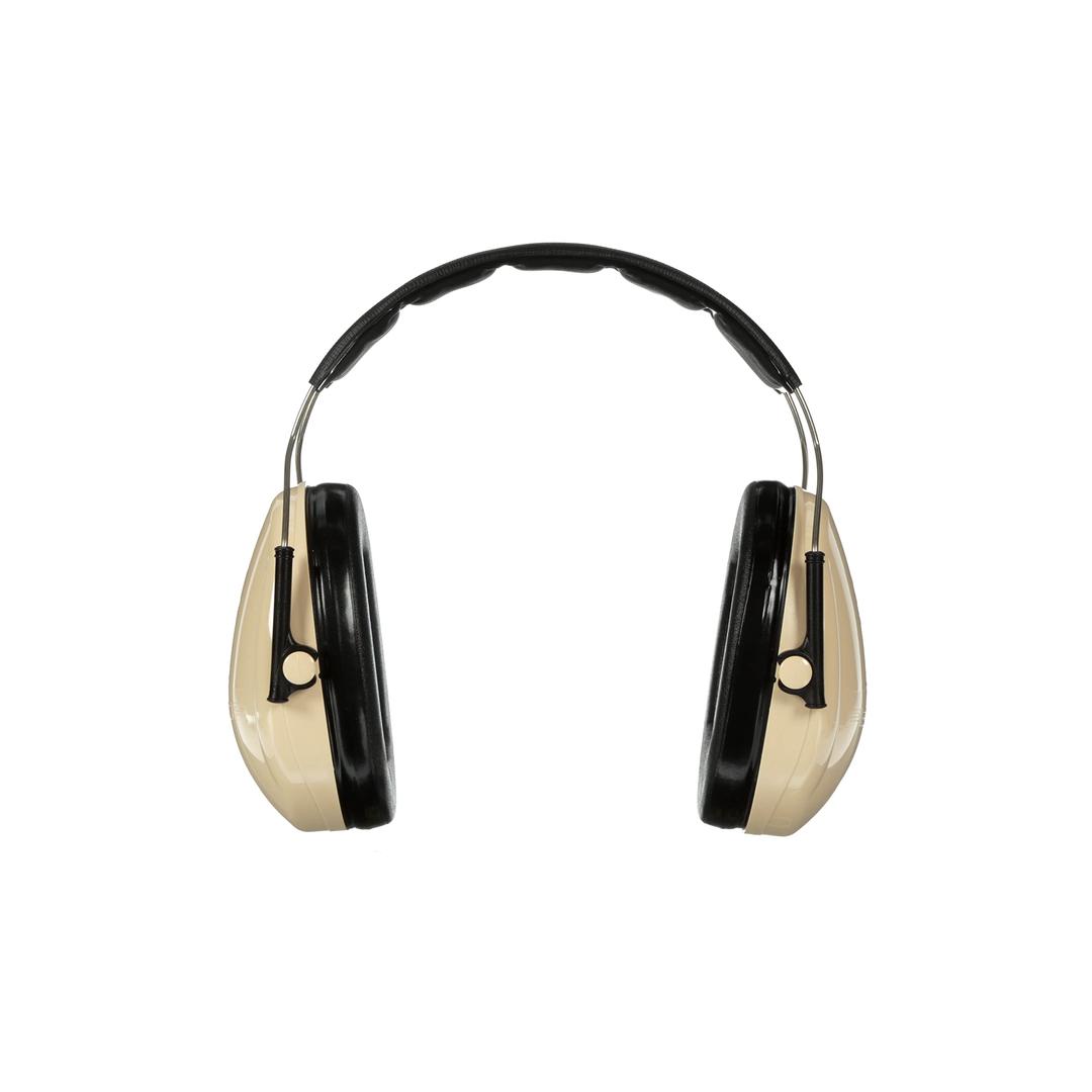 3MPeltor H6AV Optime 95 Over the Head Noise Reduction Earmuff, Hearing Protection, Ear Protectors, NRR 21dB, Ideal for Machine Shops and Power Tools, Beige