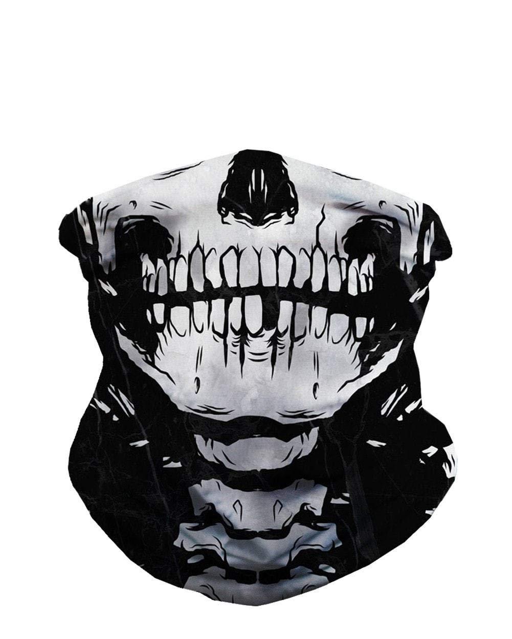 iHeartRaves Cool Neck Gaiter Mask for Men & Women - Full Face Covering Balaclava