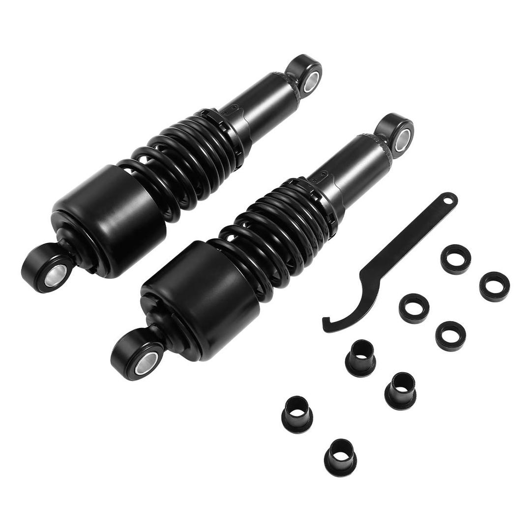 Black 10.5'' Rear Lowering Shocks 267mm Black Rear Shocks Fit For Harley Davidson Sportster 883 Super Low 1200 Nightster Forty-Eight