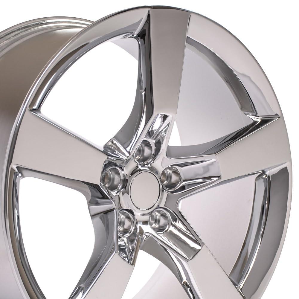 OE Wheels LLC 20 inch Rim Fits 5x120 Camaro CV11 20x9 Chrome Wheels Hollander: 5443