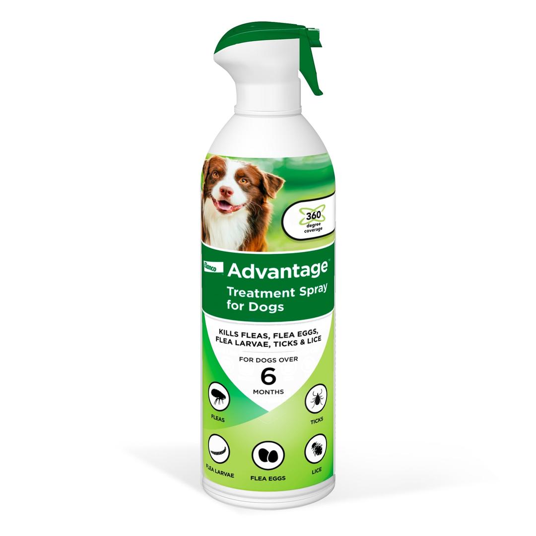 Advantage Dog Flea Treatment Spray | Kills Fleas & Ticks | Dog Flea Spray | 8 oz.