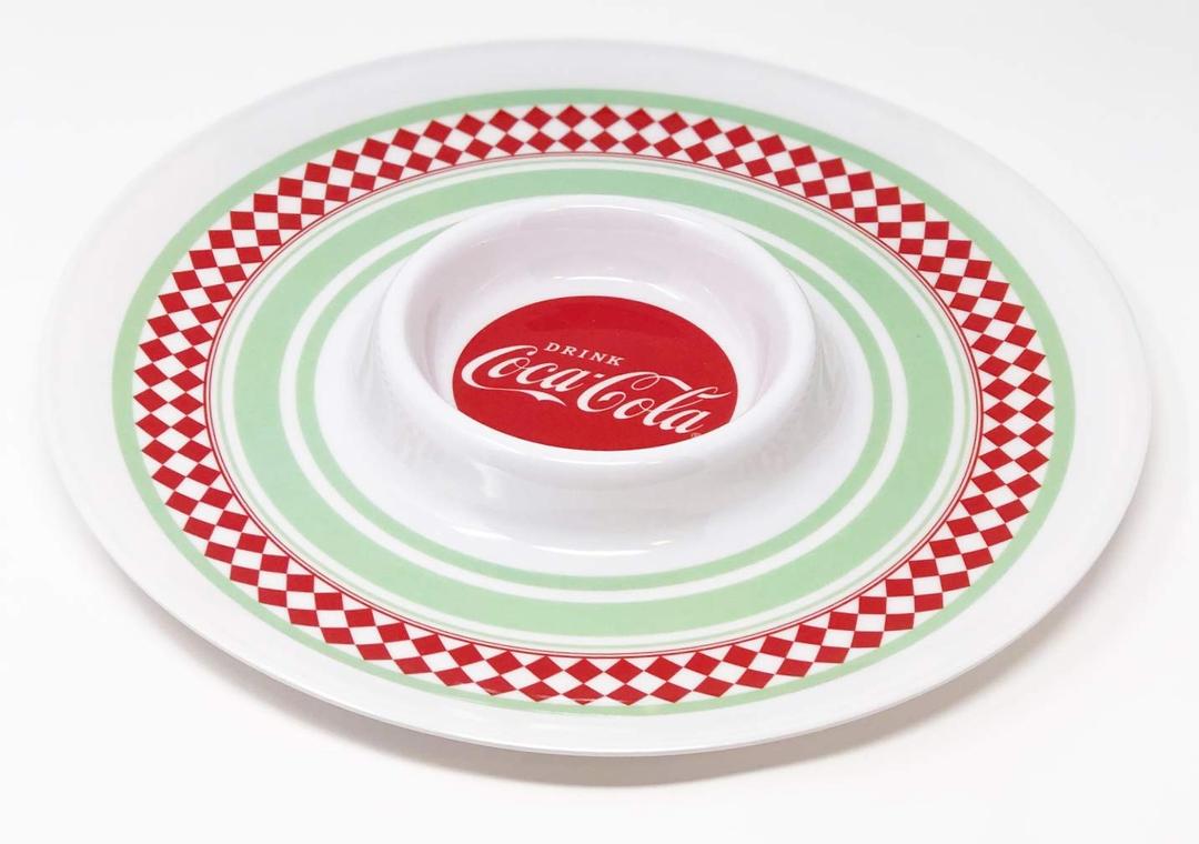 Retro Coke Vegetable or Fruit & Dip Serving Tray (12 in. Wide)