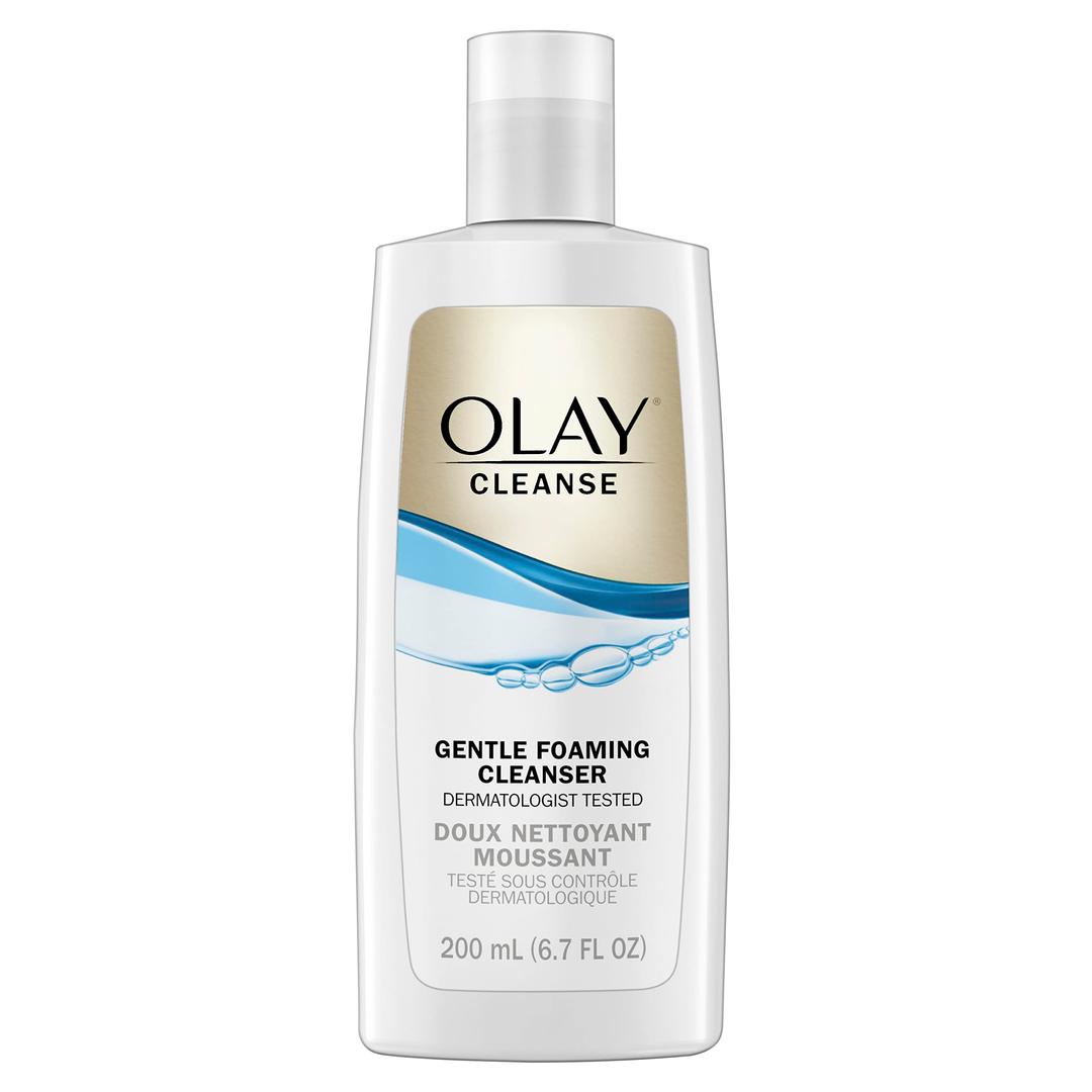 Olay Cleanse Gentle Foaming Face Cleanser for Sensitive Skin, Fragrance Free, 6.7 Fl Oz (Pack of 3)