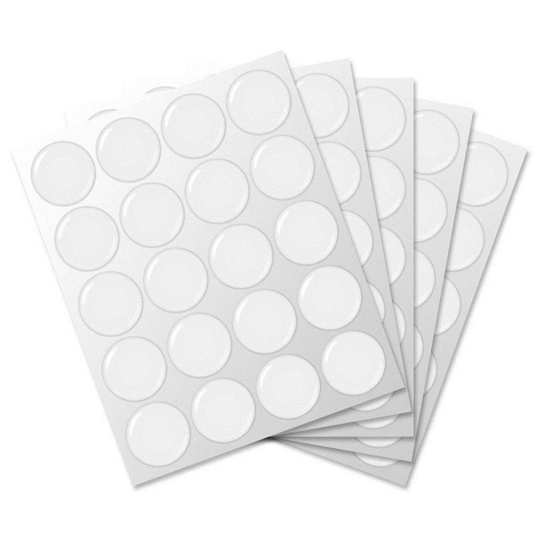 100 PCS Clear Epoxy Stickers Craft Bottle Caps Stickers for Hair Bows Pendants Scrapbooks 1 Inch