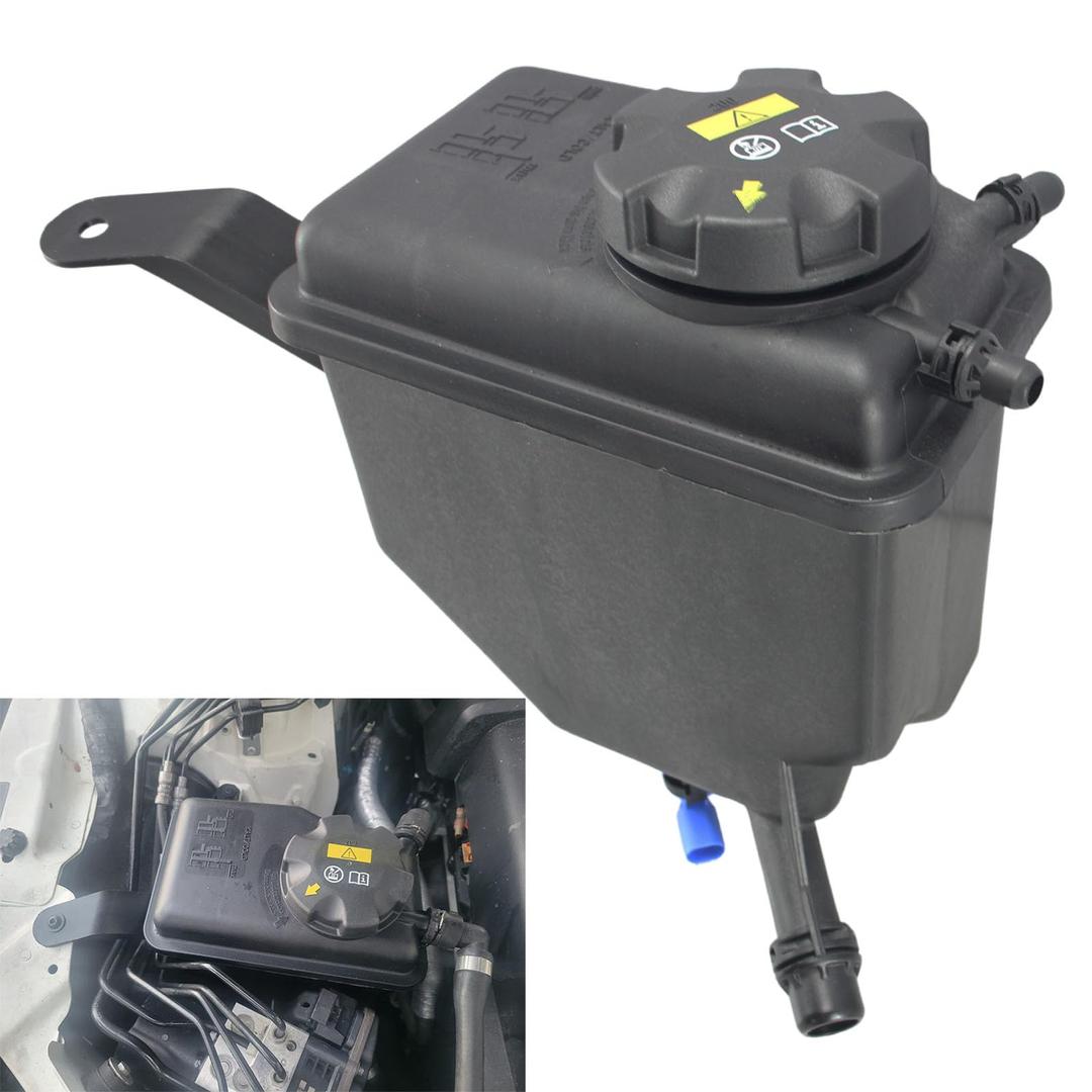 603-351 Engine Coolant Reservoir Tank w/ Sensor & Cap Compatible with 2004-2011 BMW E60 E61 E63 E64 | 525xi 528i 530i 530xi 535i 535i xDrive 545i 550i 645Ci 650Ci 650i | Replaces# 17137542986