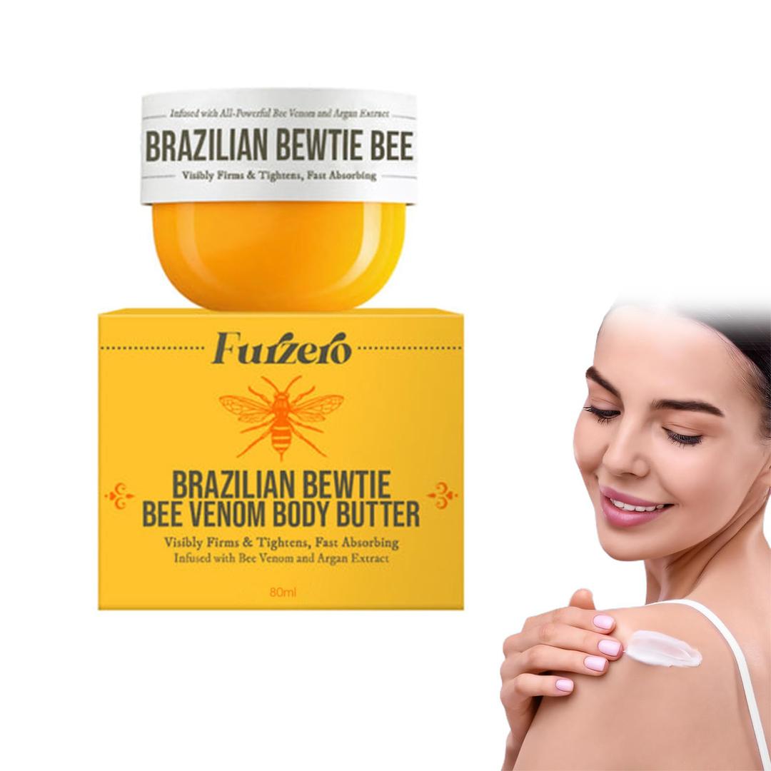 Furzero Brazilian Bewtie Bee Venom Body Butter, Bee Venom Body Butter - Moisturizes and Plumps Skin (1PC)