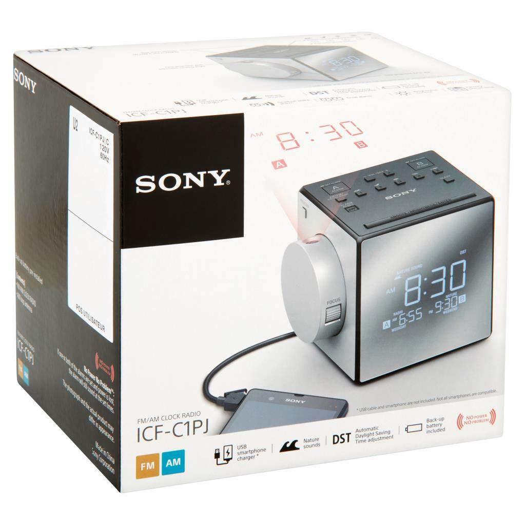 Sony ICFC1PJ Alarm Clock Radio,Black