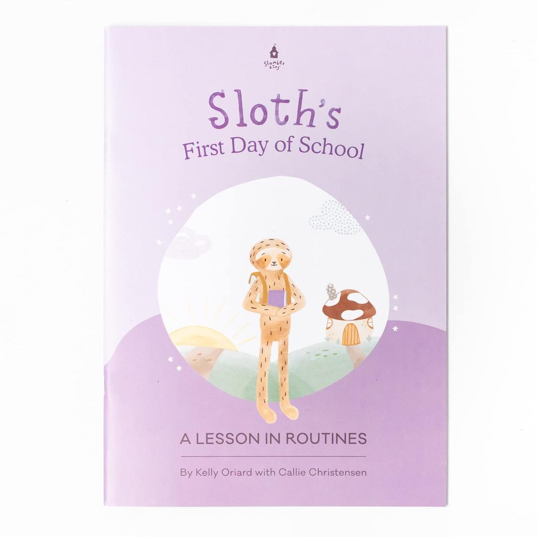 Slumberkins Sloth's First Day of School Big Book for Educators: A Lesson In Routines | Promotes Routines, Self-Care & Healthy Boundaries | Social Emotional Tools for Ages 0+