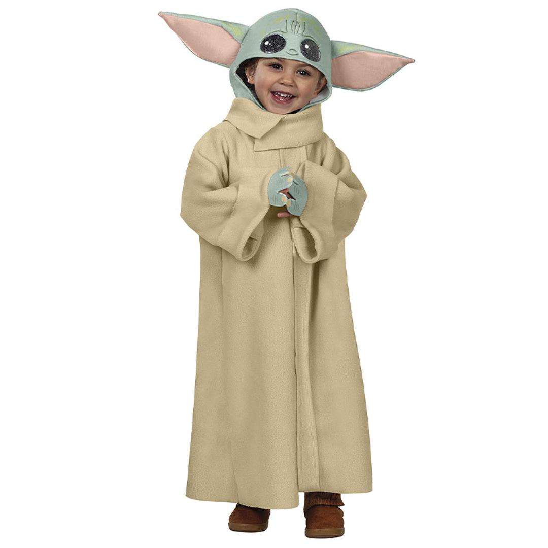 HANERREALHalloween Kids The Child Costume Robe Hood Baby Grogu Costume