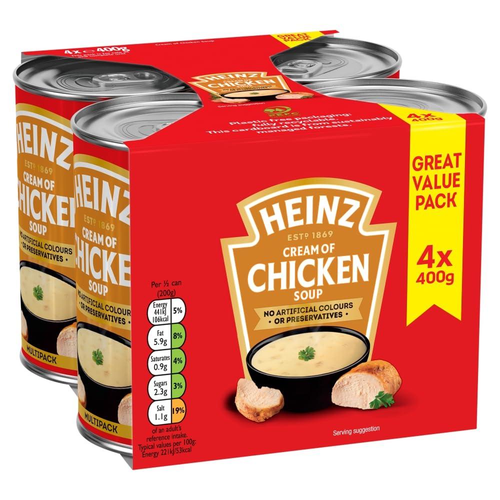 Heinz Classic Cream of Chicken Soup 4 x 400 g