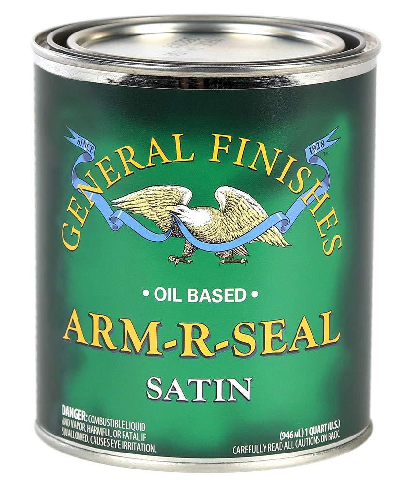 General Finishes Arm-R-Seal Oil Based Topcoat, 1 Quart, Satin