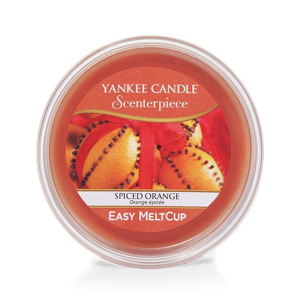 Yankee Candle Scenterpiece Easy MeltCup, Spiced Orange, for Electric Warmers, Plastic, Red