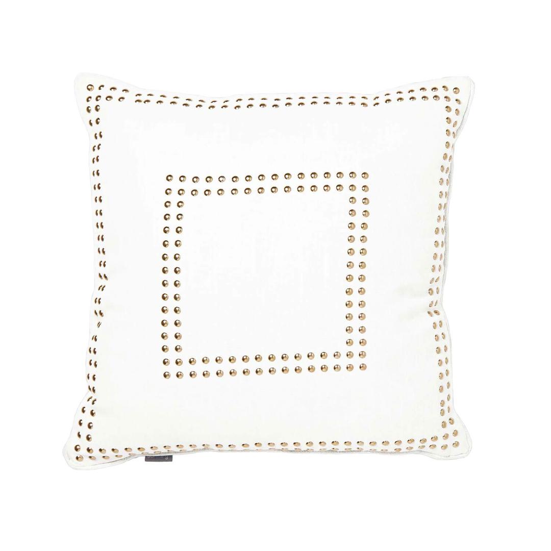 Dormify Gaga Studded Accent Pillow - Dorm Room Decor, Gold, 18 in x 18 in