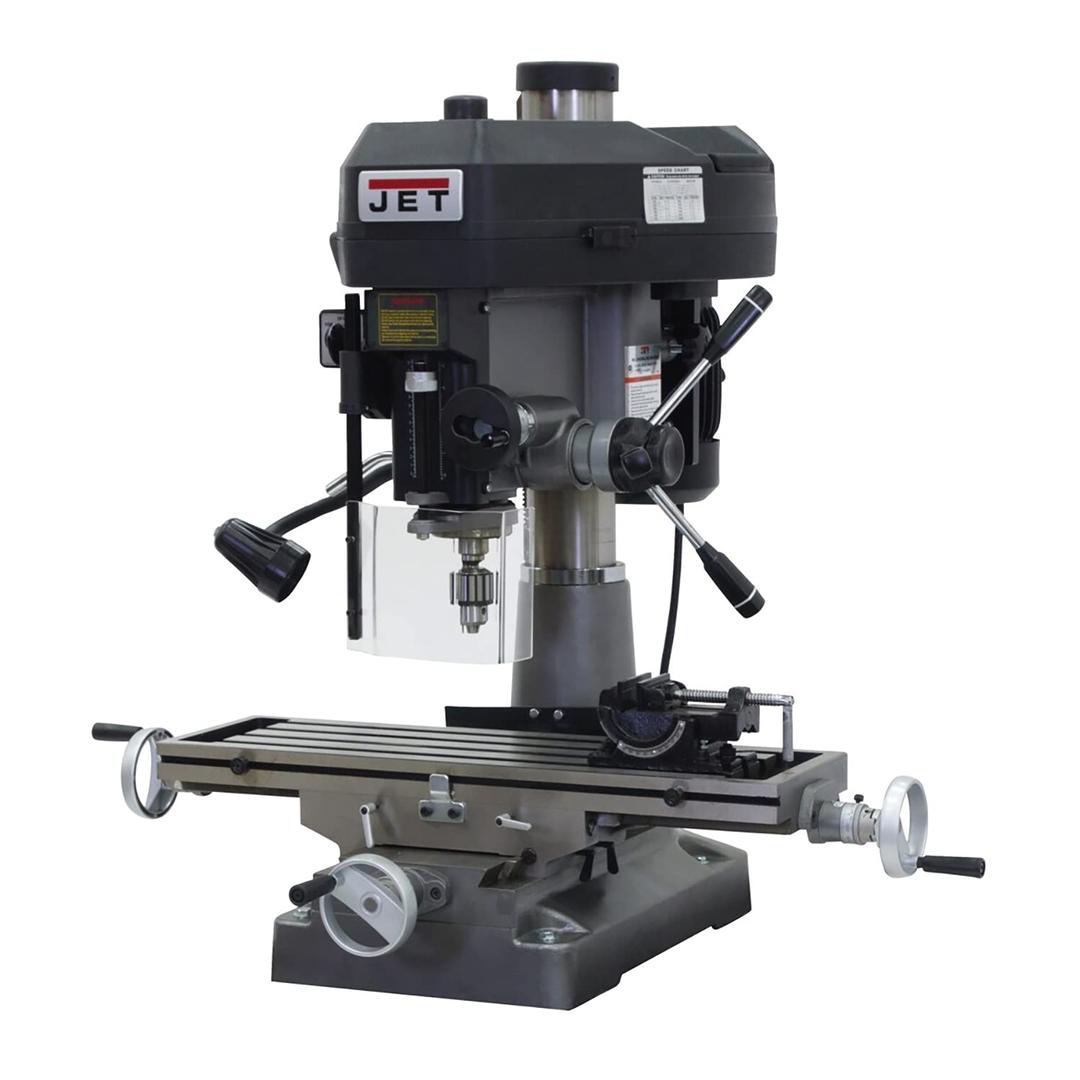 JetMill Drill Machine with R-8 Taper, 2 HP, 115/230V 1Ph (Model JMD-18)