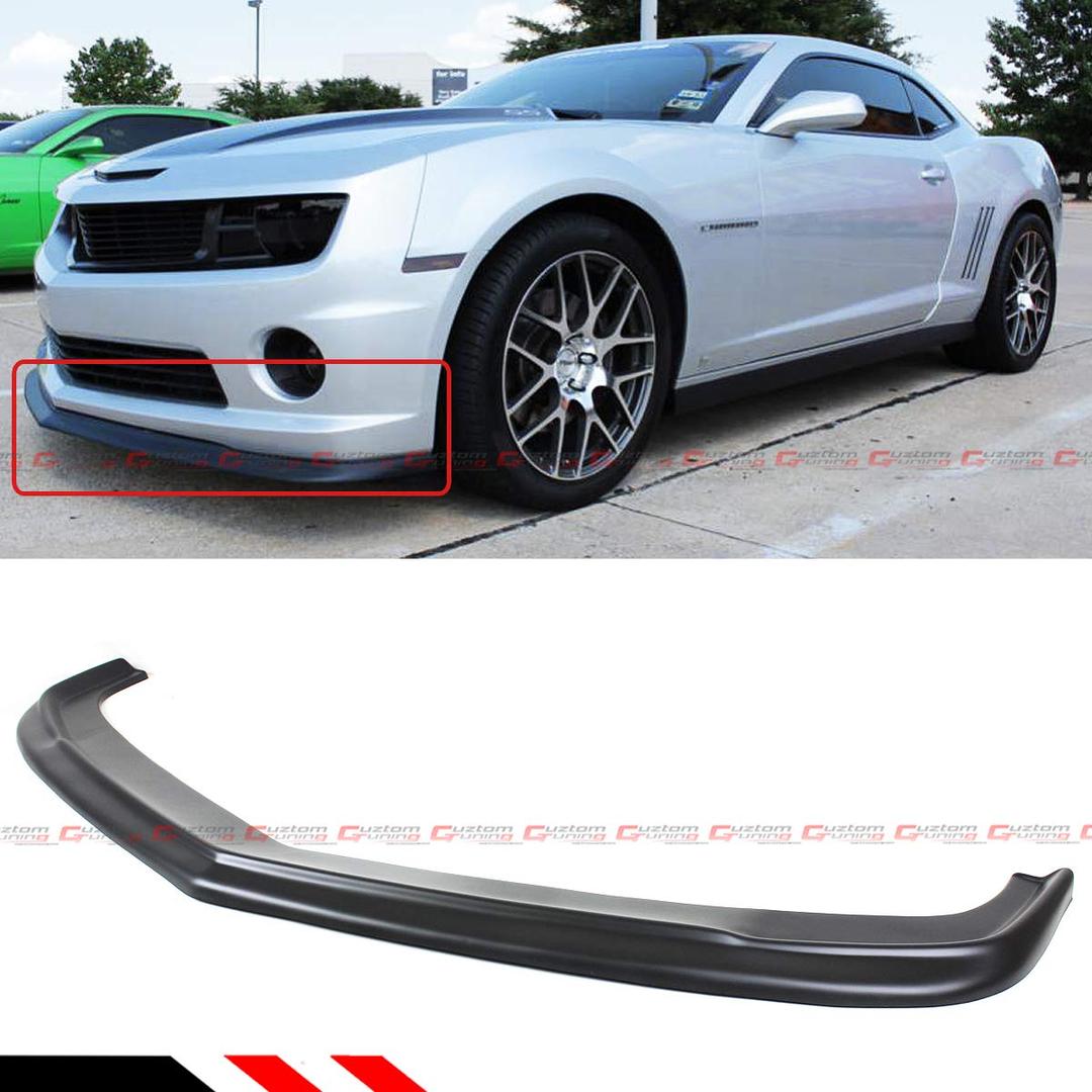 ZL1 Style Front Bumper Lip Spoiler Splitter Compatible for 2010-2013 Chevy Camaro SS V8