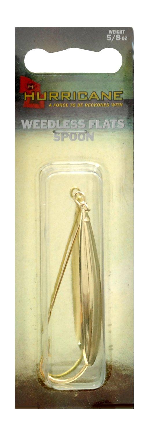 HURRICANEWeedless Flat Spoon 5/8 oz. – Gold