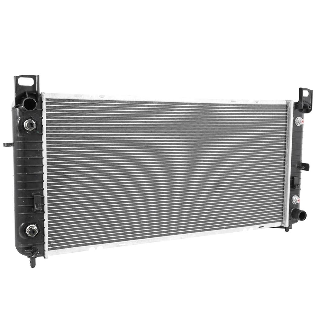 2370 Radiator Compatible with Cadillac Escalade 6.0 V8 2002-2006, 34'' Radiator for For Chevy Silverado 1500 2500 Suburban Tahoe 4.8 5.3 6.0L | 26mm Core Thickness